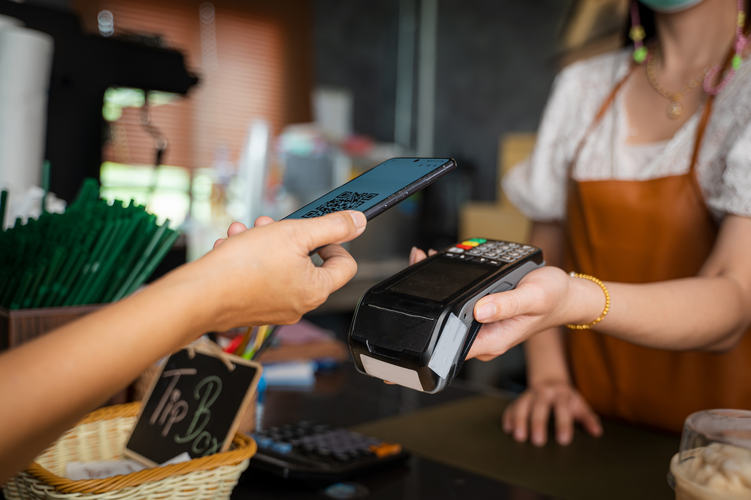 Paying with Mobile Phone,Mobile payment,customer pays a bill pay